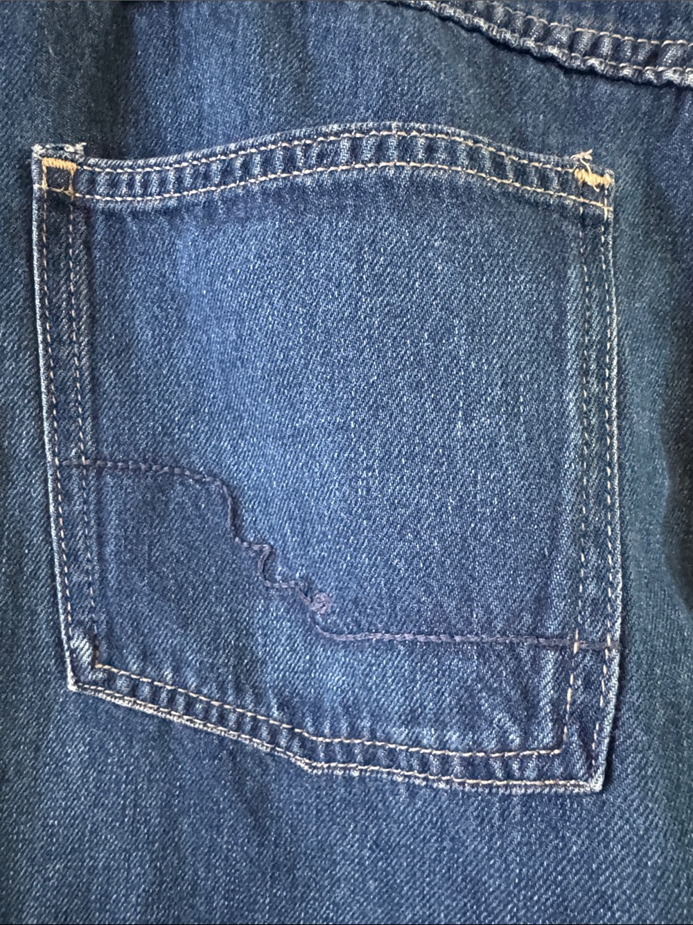 We The Free Wide Leg Jeans in Deep Blue Denim - Picture 5 of 9